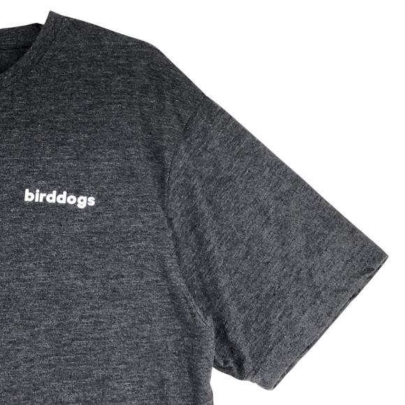 Birddogs Bird Dogs Mens Size XL T Shirt Spellout Logo Gray - Picture 7 of 16